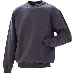 J.A.K. 0614857 Serie 8506 70% katoen / 30% polyester sweatshirt, grijs, 4XL maat