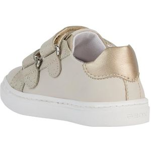 Geox B NASHIK Girl B Sneakers voor babymeisjes, beige/platinum, 20 EU, beige platinum, 20 EU