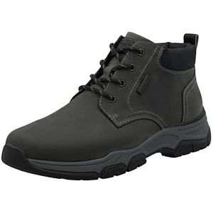 Rieker - Veterschoenen - Donkergrijs/Zwart - Casual schoenen