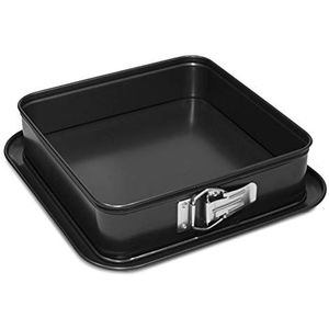 Guardini Gardenia Vierkante open vorm 24 x 24 cm, staal met antiaanbaklaag, zwart
