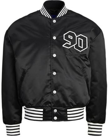 JACK & JONES Jormeadows Bomberjack voor heren, zwart, l, zwart, L