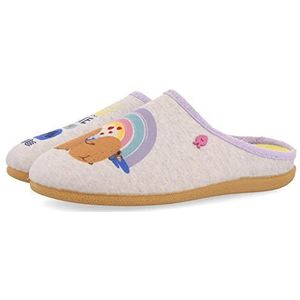HOT POTATOES marradi slipper voor dames, Grijs, 38 EU
