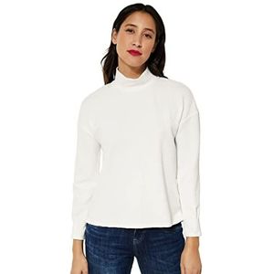 Street One Dames A318990 shirt met lange mouwen, gebroken wit, 40, off-white, 40