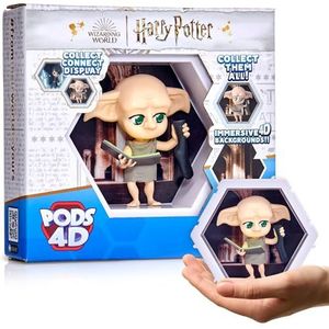 PODS 4D Harry Potter Dobby, uniek verzamelfiguur met bobbelhoofd, dat uit hun wereld barst in de jouwe, wandweergave of plank, Harry Potter speelgoed en geschenken, serie 1 nr. 421