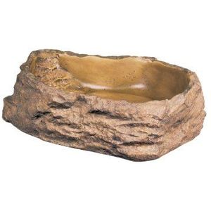 Exo Terra Waterschotel, waterschaal, waterbak, rotsdecor, voor terraria, groot