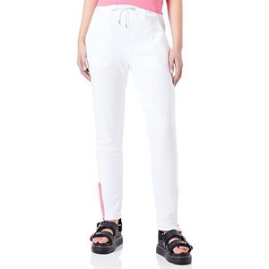 Love Moschino Regular Fit jogger vrijetijdsbroek voor dames, Optisch Wit, 36 NL