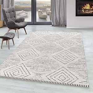 Berberoptik laagpolig tapijt patroon plat tapijt woonkamer