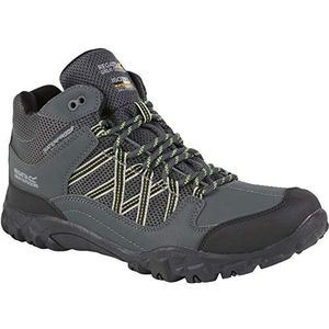 Regatta Edgepoint Waterdichte wandelschoenen voor dames, halfhoge trekking- en wandelschoenen, Braun Briar Lime Punch 824, 46 EU