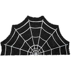 Fisura - Deurmat huisentree ""spinnenweb"" met antisliplaag van PVC. Licht op in het donker. Originele deurmat voor buiten. Met de hand beschilderd. Afmetingen: 70 cm x 40 cm