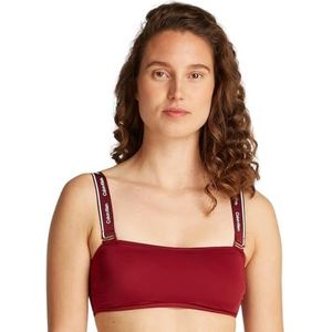 Bandeau Bikini - Gevoerde Zoom - Logoprint - Zacht Aanvoelend