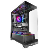 Mars Gaming - MC-PRISMA - ATX Gaming-behuizing - Zwart - Drievoudig Gehard Glas - ARGB-verlichting