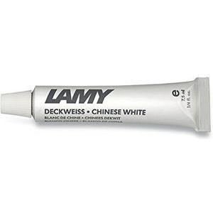 LAMY aquaplus Z 71 verftube dekkend wit afzonderlijk met 7,5 ml inhoud, ideaal voor het schilderen en mengen van waterverf, perfect voor school