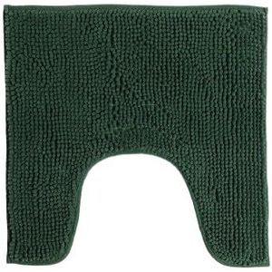 Urban living Dark Leaf toiletmat, chenille, 49 x 49 cm