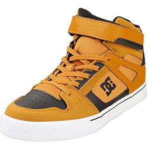 DC Shoes Pure Ev-high-top leren schoenen voor jongens, Wheat Black, 28.5 EU
