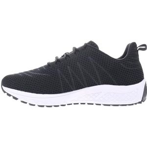 Propét Tour Knit Sneakers voor heren, zwart, 45 EU XX-breed, zwart, 45 EU XX-Weit