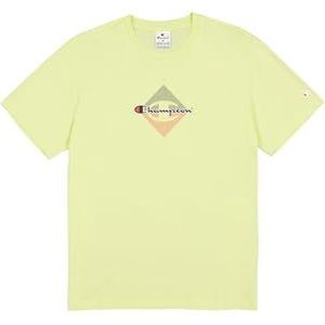 Champion Heren Legacy - grafisch T-shirt, geel (YS143), M, Geel (Ys143), M