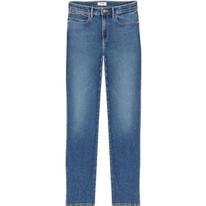 Wrangler Slim Jeans voor dames, Blue Noise, 32W x 32L