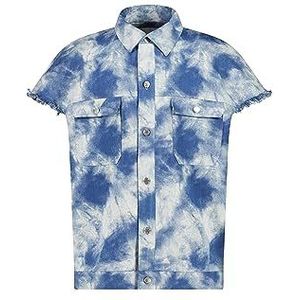 GUNTHER Het Biker shirt, Tie & Dye Blauw, L/XL