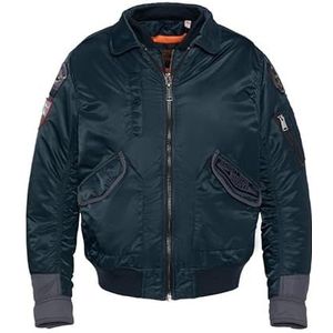 Schott NYC Heren 210 jaar jas, marineblauw, L, Donkerblauw, L