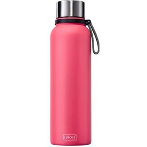 Lurch 240818 thermosfles One-Click Sport 0,75 l roze, roestvrij staal