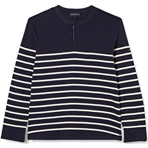 Armor Lux Heren sweatshirt, marineblauw/naturel, 4XL