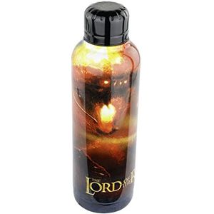 p:os Lord of the Rings Roestvrijstalen drinkfles voor kinderen en volwassenen, waterfles met schroefdop, ca. 515 ml, dubbelwandig, lekvrij, geschikt voor kooldioxide