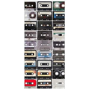posterdepot ktt0401 deurbehang deurposter retro cassettegrootte 93 x 205 cm