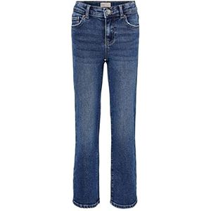 ONLY Girl Loose Fit Jeans KOGJUICY Wide Leg Dest, blauw (medium blue denim), 158 cm