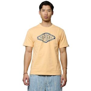 Kaporal, T-shirt, model RAZ, heren, abrikoos, S, regular fit, korte mouwen, ronde hals, Abrikoos, S