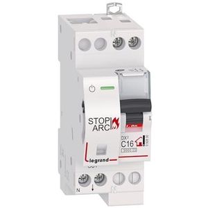 Stroomonderbreker DX³ STOP ARC 3000A eenpolig + neutraal 16A curve C