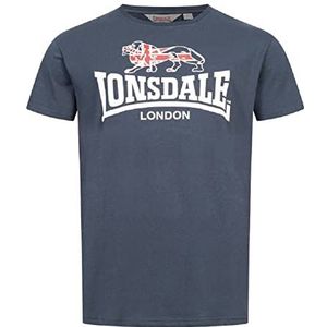 Lonsdale Eglinton T-shirt voor heren, Donkere marine, L