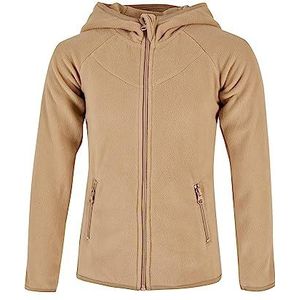 Urban Classics Polar fleece hoodie met ritssluiting voor meisjes en meisjes, Unionbeige, 146/152 cm