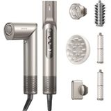 DREAME Dazzle-föhn, intelligente opzetstukherkenning, slim scherm, snelle droging, 110.000 tpm motor, 5 opzetstukken, NTC, 300.000.000 negatieve ionen, 3 aanpasbare modi, afneembare luchtinlaat