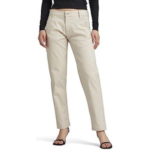 G-STAR Raw Kate Boyfriend Chino broek voor dames, beige (Whitebait D22539-c072-1603), 24W / 30L