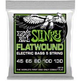 Ernie Ball Regular Slinky 5-String Flatwound Electric Bass Strings - 45-130 Gauge