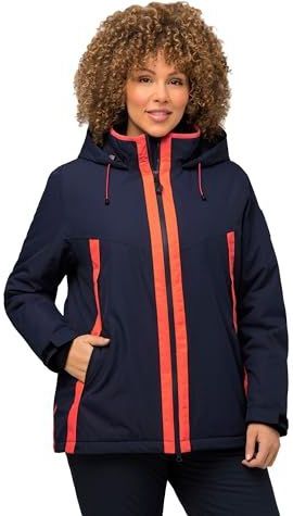 Ulla Popken - Functionele Jas - Marine / Pink