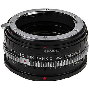 Vizelex CINE ND Throttle Lens Mount Adapter Compatibel met Nikon Nikkor F Mount G-Type D/SLR Lens on Nikon Z-Mount Camera's