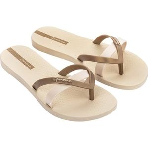 Ipanema Kirei FEM teenslippers voor dames, beige/goud, 40 EU, beige-goud, 40 EU