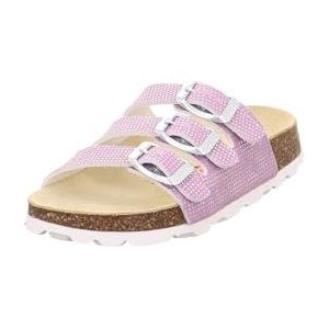 Superfit Mädchen FUSSBETTPANTOFFEL Hausschuhe, LILA 8500