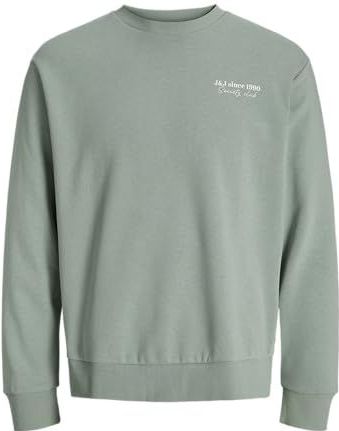 JACK & JONES Jjninety Sweat Crew Neck, Iceberg Green., L