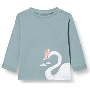 s.Oliver T-shirt met lange mouwen voor baby's, meisjes, lange mouwen, Blauw groen, 62