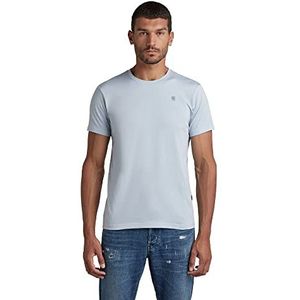 G-STAR RAW Heren Base-Straight Fit T-shirt, Blauw (Faze Blue 336-6481), M