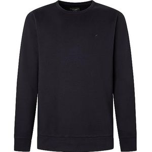 Hackett London Dubbel gebreid sweatshirt voor heren, Zwart (zwart), M