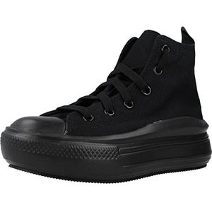 Converse Chuck Taylor All Star Move Platform Sneaker voor jongens, Zwart Zwart Dk Smoke Grijs, 26.5 EU