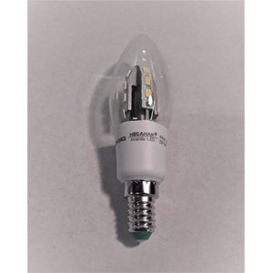 MEGAMAN GLOEILAMP INCANDALED VLAM LAMP / E14 / 4W / 400 LM / 4000K / 25.000 UUR_MM04536