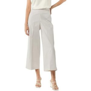 COMMA - Pantalon - Beige - Wide Leg - High Waist
