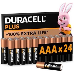 Duracell Plus AAA - alkaline batterijen - 1,5V, LR03 - 24 stuks