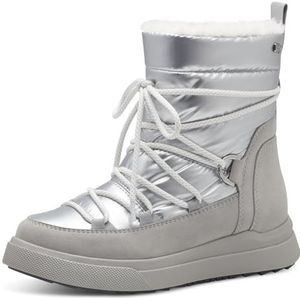 Jana Veganistische winterlaarzen voor dames, LT grijs/zilver, maat 39 EU, Lt Grey Silver, 39 EU