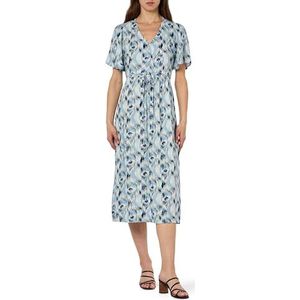 ONLY Onlhalia S/S Midi Dress WVN Noos, blauw, XXS