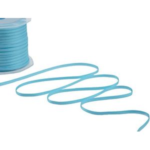 Furlanis stoffen band, dubbelzijdig, 3 mm x 100 m, kleur 110, turquoise